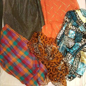 Women's Scarves 5 piece set